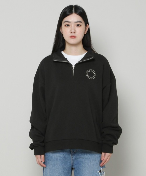 ALAND（エーランド）の「【UNISEX】ALAND／circlehalfZIP2 サークル ハーフジップ2/スウェット(裏起毛) 2991065（スウェット・レディース・ネイビー/ライトグレー/ブラック・MEDIUM/SMALL）」の19枚目の写真