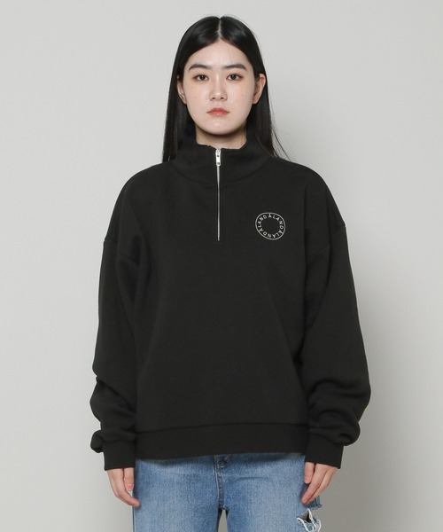 ALAND（エーランド）の「【UNISEX】ALAND／circlehalfZIP2 サークル ハーフジップ2/スウェット(裏起毛) 2991065（スウェット・レディース・ネイビー/ライトグレー/ブラック・MEDIUM/SMALL）」の20枚目の写真