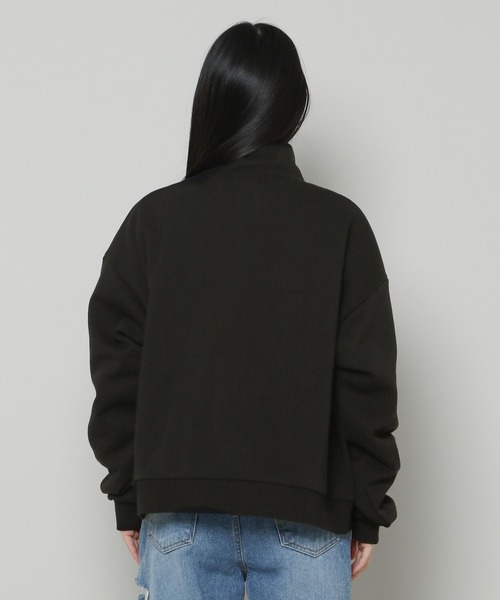ALAND（エーランド）の「【UNISEX】ALAND／circlehalfZIP2 サークル ハーフジップ2/スウェット(裏起毛) 2991065（スウェット・レディース・ネイビー/ライトグレー/ブラック・MEDIUM/SMALL）」の22枚目の写真