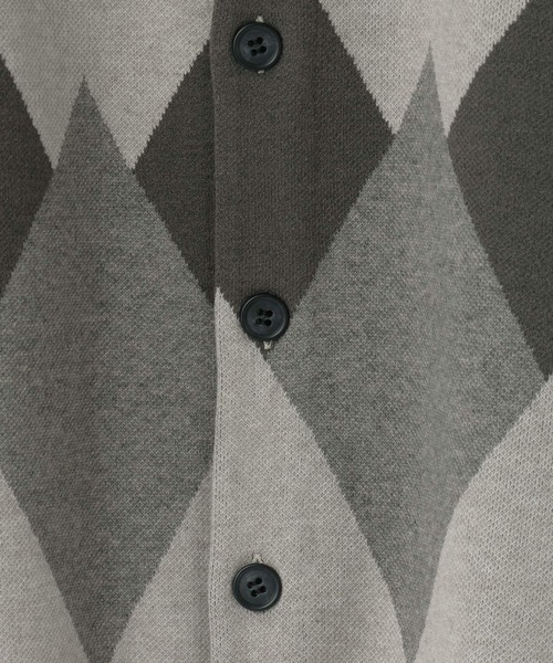 LOWRYS FARM(ローリーズファーム)の「アーガイルジャガードカーディガン 993410(カーディガン/ボレロ・メンズ・グレー/ブルー・FREE)」の17枚目の写真