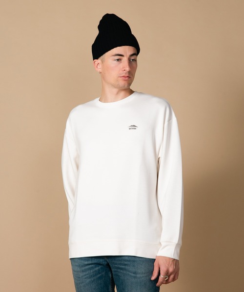 OUTDOOR PRODUCTS(アウトドアプロダクツ)の「【OUTDOOR PRODUCTS/アウトドアプロダクツ】ワンポイントロゴプリントトレーナー ブランドロゴ(スウェット・メンズ・アイボリー/ライトグリーン/グレイッシュブルー/ブラック・X-LARGE/MEDIUM/LARGE)」の9枚目の写真