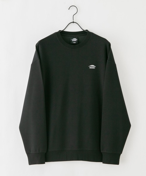 OUTDOOR PRODUCTS(アウトドアプロダクツ)の「【OUTDOOR PRODUCTS/アウトドアプロダクツ】ワンポイントロゴプリントトレーナー ブランドロゴ(スウェット・メンズ・アイボリー/ライトグリーン/グレイッシュブルー/ブラック・X-LARGE/MEDIUM/LARGE)」の12枚目の写真