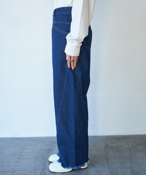 VIS（ビス）の「カーブデニムパンツ（デニムパンツ・レディース・ブルー系その他4/ブルー系その他・M/S）」の13枚目の写真