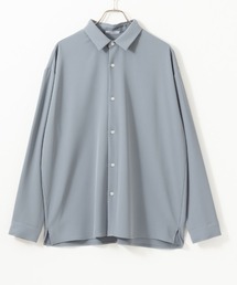 URBAN COLLECTION ドレープツイルレギュラーカラールーズシャツ