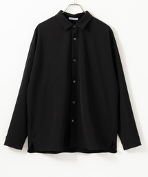 URBAN COLLECTION ドレープツイルレギュラーカラールーズシャツ