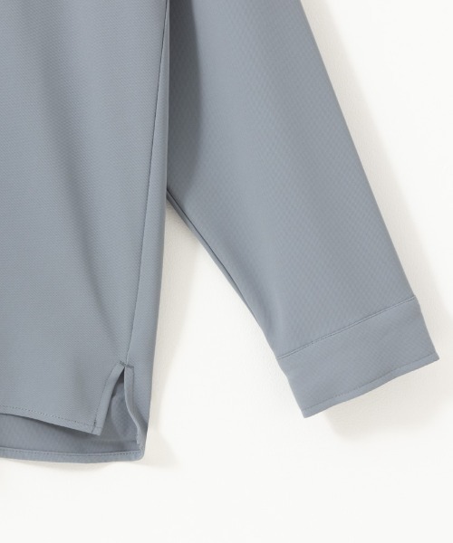 URBAN COLLECTION(アーバンコレクション)の「URBAN COLLECTION ドレープツイルレギュラーカラールーズシャツ(シャツ/ブラウス・メンズ・ブラック/サックスブルー/ベージュ・M/L/S/XL)」の7枚目の写真