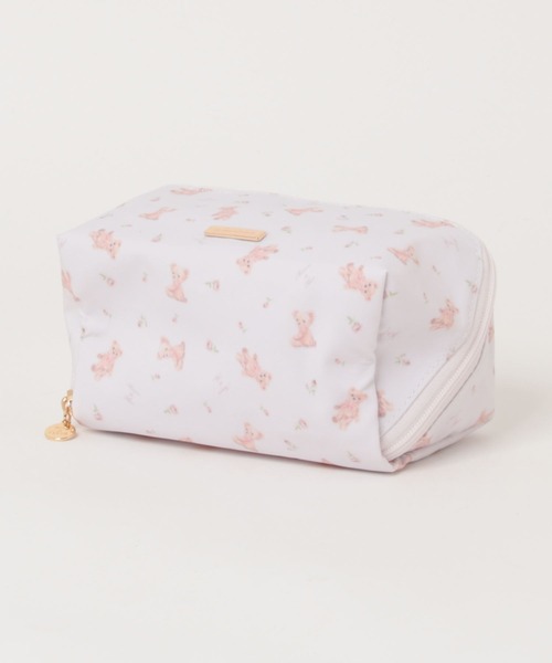 Maison de FLEUR（メゾンドフルール）の「ラミネートマルチポーチ（ポーチ・レディース・ピンク/ライトピンク・FREE）」の11枚目の写真