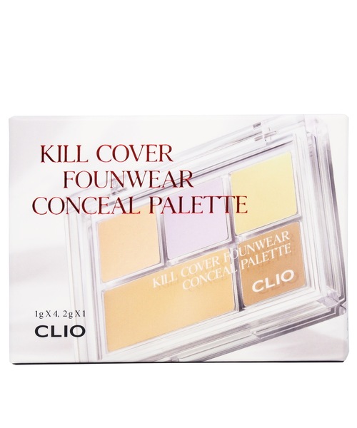 CLIO（クリオ）の「クリオ　キルカバー ファンウェア コンシールパレット　01　ピュア ジョイ（コンシーラー・レディース・アイボリー系・FREE）」の2枚目の写真