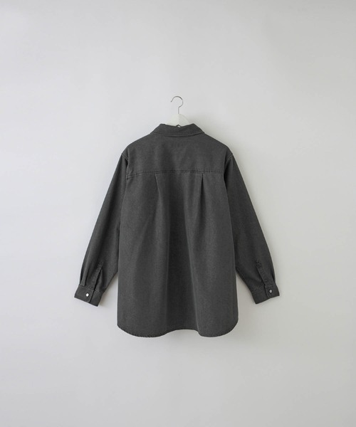 SERACE】Oversize vintage denim shirt jacket / オーバーサイズ