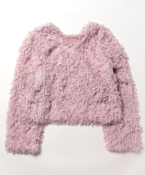 STYLEBLOCK（スタイルブロック）の「フリンジ2WAYプルオーバー（Tシャツ/カットソー・レディース・ブラック/アイボリー/ブルー/グレー/ピンク・M）」の5枚目の写真