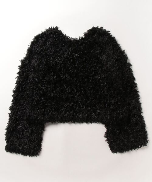 STYLEBLOCK（スタイルブロック）の「フリンジ2WAYプルオーバー（Tシャツ/カットソー・レディース・ブラック/アイボリー/ブルー/グレー/ピンク・M）」の6枚目の写真