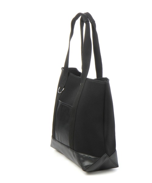 LAKOLE（ラコレ）の「ネオプレーンシンプルトートバッグ / 996077（トートバッグ・メンズ・ブラック/サンドグレー/チャコール・FREE）」の4枚目の写真