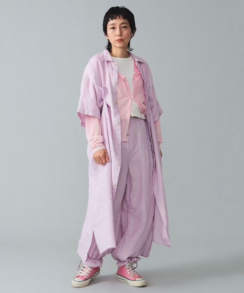 BEAMS BOY（ビームスボーイ）の「maturely / Linen Blend Work Shirt  