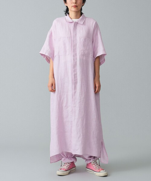 BEAMS BOY（ビームスボーイ）の「maturely / Linen Blend Work Shirt