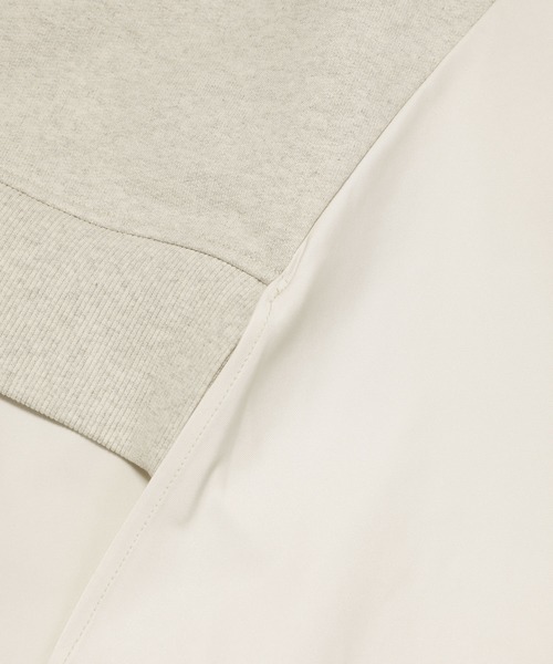 ADAM ET ROPE'(アダムエロペ)の「【WEB限定・サステナブル】ペプラムコンビスウェットプルオーバー(スウェット・レディース・ホワイト/キナリ/ブラック・FREE)」の15枚目の写真