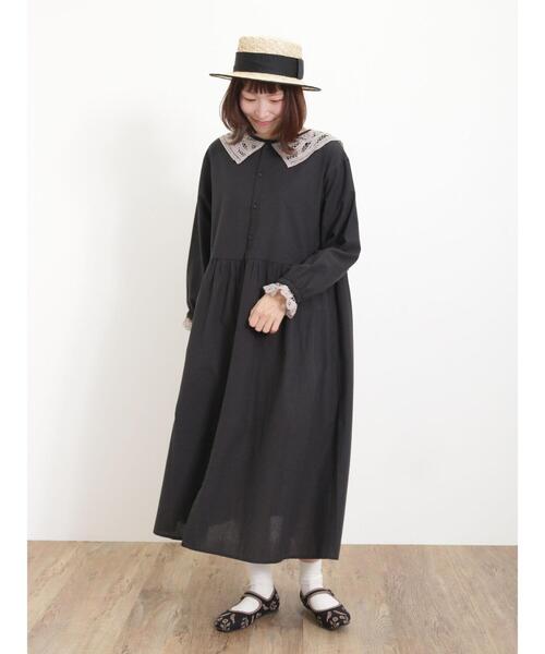 Samansa Mos2(サマンサ モスモス)の「ラフィア太リボンカンカン帽(ハット・レディース・オフホワイト/ブラック・F)」の5枚目の写真