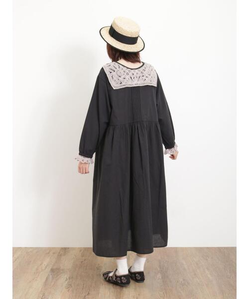 Samansa Mos2(サマンサ モスモス)の「ラフィア太リボンカンカン帽(ハット・レディース・オフホワイト/ブラック・F)」の6枚目の写真