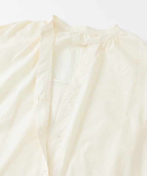 ITEMS URBANRESEARCH（アイテムズ アーバンリサーチ）の「ボイルボリュームワンピース（ワンピース・レディース・チャコールグレー/アイボリー/グリーン・FREE）」の21枚目の写真