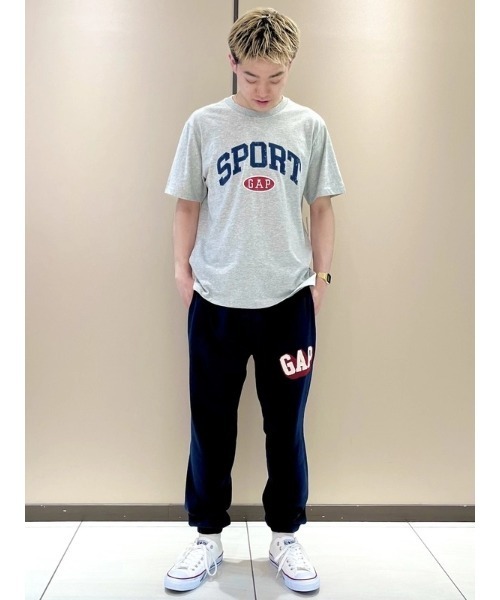 GAP(ギャップ)の「GAP1969ロゴ ジョガーパンツ(ユニセックス)(スウェットパンツ・メンズ・ネイビー/ホワイト系その他/ライトグレー/ブラック・L/XL/XS/M/S)」の12枚目の写真