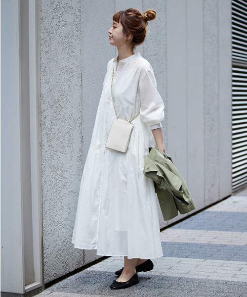 argue cotton アンティークシャツワンピース　ホワイト 楽天市場】SACRA サクラ シャツワンピース 125207041 バンド