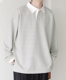 epnok | ボーダーラガーシャツ(スウェット)