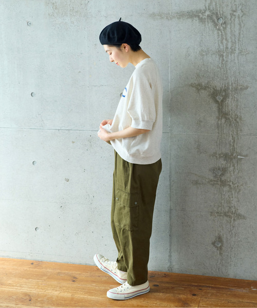 PAR ICI（パーリッシィ）の「LILACプリント 半袖スウェット（Tシャツ/カットソー・レディース・グレー/カーキ/ブルー・FREE）」の11枚目の写真