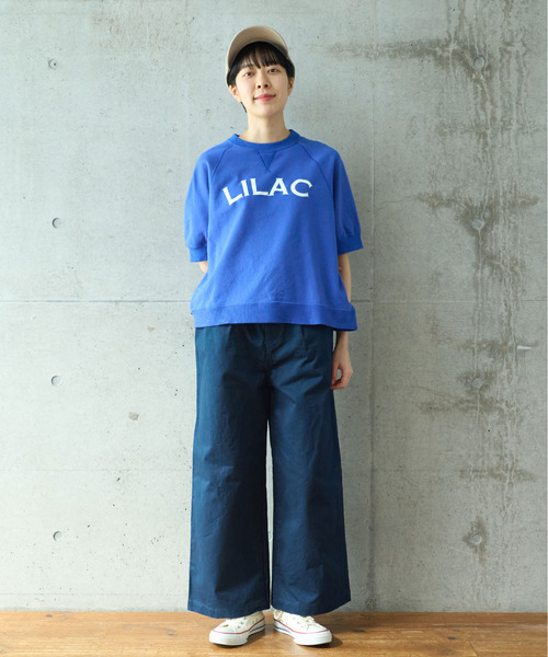 PAR ICI LILACプリント 半袖スウェット PAR ICI（パーリッシィ）の「LILACプリント 半袖スウェット（T