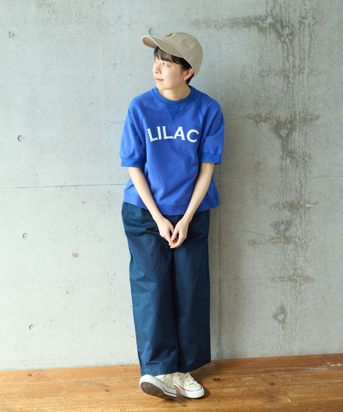 PAR ICI（パーリッシィ）の「LILACプリント 半袖スウェット（Tシャツ/カットソー・レディース・グレー/カーキ/ブルー・FREE）」の19枚目の写真