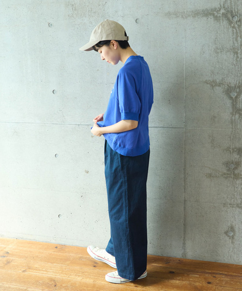 PAR ICI（パーリッシィ）の「LILACプリント 半袖スウェット（Tシャツ/カットソー・レディース・グレー/カーキ/ブルー・FREE）」の20枚目の写真