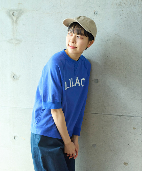 PAR ICI（パーリッシィ）の「LILACプリント 半袖スウェット（Tシャツ/カットソー・レディース・グレー/カーキ/ブルー・FREE）」の15枚目の写真