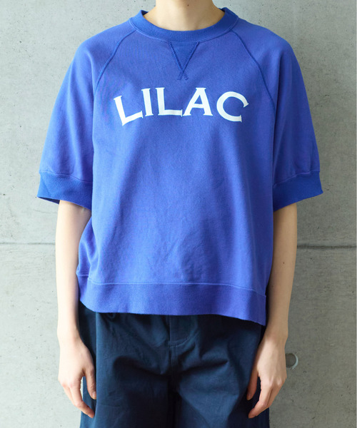 PAR ICI（パーリッシィ）の「LILACプリント 半袖スウェット（Tシャツ/カットソー・レディース・グレー/カーキ/ブルー・FREE）」の22枚目の写真