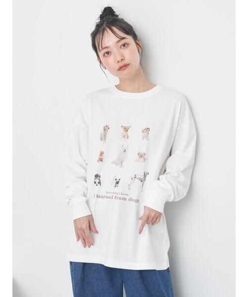 earth music&ecology（アースミュージックアンドエコロジー）の「アソートアニマルプリントロンTee（Tシャツ/カットソー・レディース・ブルー/グリーン/ブラウン/ピンク・FREE）」の13枚目の写真