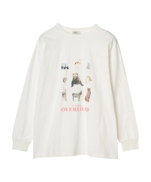 earth music&ecology（アースミュージックアンドエコロジー）の「アソートアニマルプリントロンTee（Tシャツ/カットソー・レディース・ブルー/グリーン/ブラウン/ピンク・FREE）」の19枚目の写真