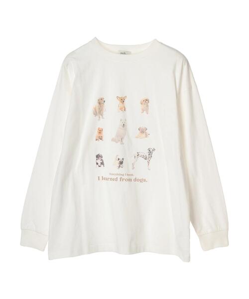 earth music&ecology（アースミュージックアンドエコロジー）の「アソートアニマルプリントロンTee（Tシャツ/カットソー・レディース・ブルー/グリーン/ブラウン/ピンク・FREE）」の20枚目の写真