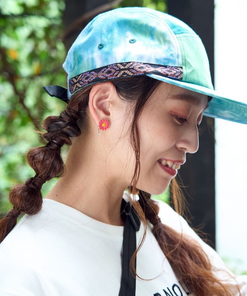 チャイハネ(チャイハネ)の「【チャイハネ】ダイナキャップ(キャップ・レディース・パープル/グリーン/ピンク・FREE)」の2枚目の写真