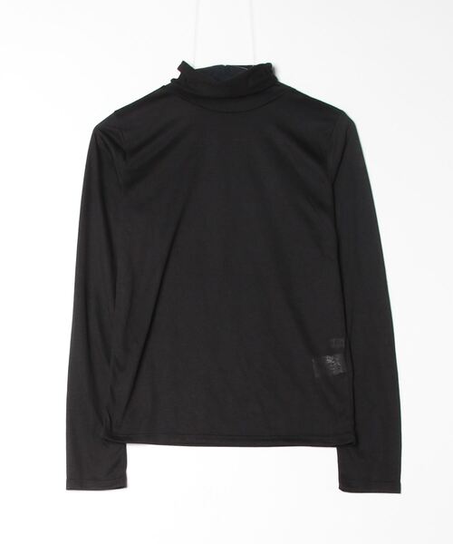 byYOUANCE(バイユアンス)の「シアーハイネックロンT(Tシャツ/カットソー・レディース・その他2/ブラック/ホワイト・FREE)」の7枚目の写真