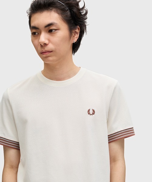 【フレッドペリー】ストライプ カフ Tシャツ M7707 楽天市場】【 FRED PERRY フレッドペリー 】 Striped Cuff T