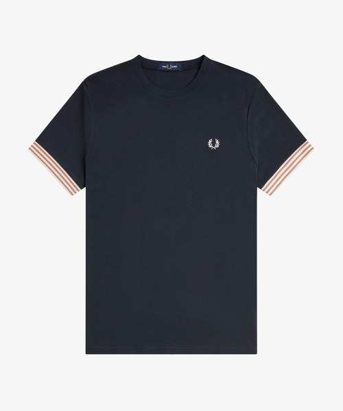 セール】Striped Cuff T-Shirt／ストライプカフTシャツ（Tシャツ