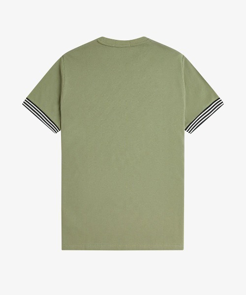 セール】Striped Cuff T-Shirt／ストライプカフTシャツ（Tシャツ
