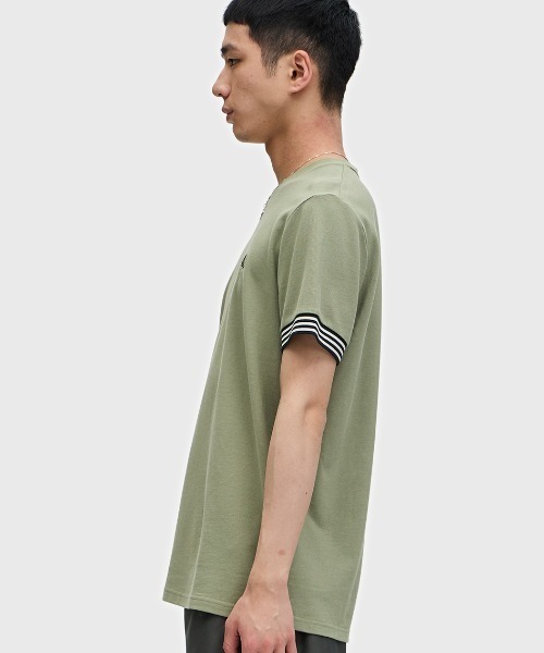 FREDPERRY WOVEN PANEL ストライプ Tシャツ フレッドペリー TWCカラーストライプTシャツ キッズ ベビー 半袖