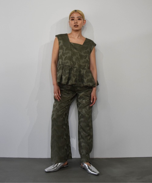 セール】peplum setup dress / ペプラムセットアップドレス