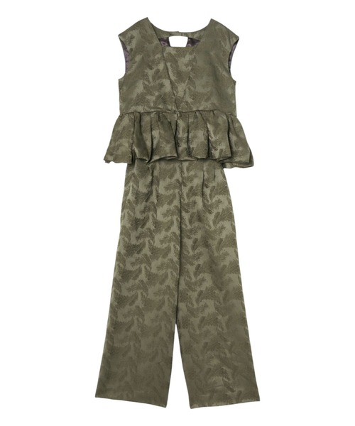 アンドレスド　セットアップ peplum setup dress / ペプラムセットアップドレス（パンツ