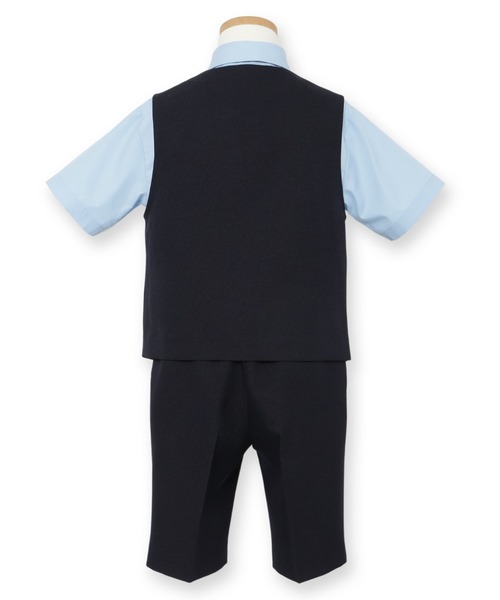 美品◆CHOPIN ショパン　男の子　フォーマル　スーツセット　ベスト　120 CHOPIN ベビー服 フォーマル スーツ 男の子 かっこいい 半袖