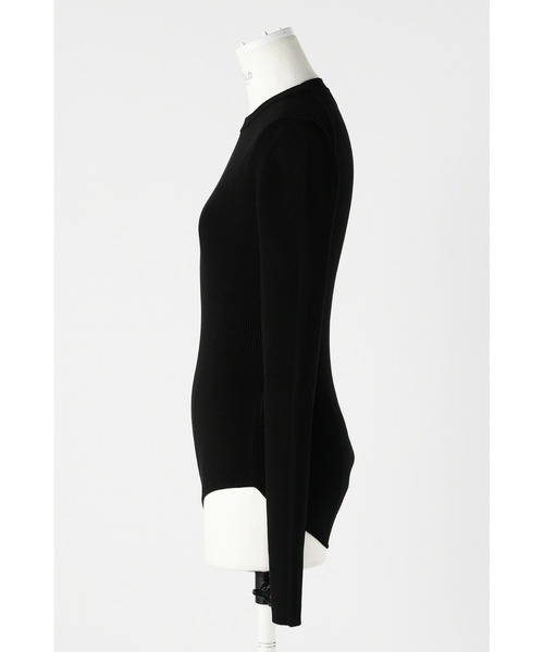 ENFOLD(エンフォルド)の「リブクルーボディースーツ(ニット/セーター・レディース・ダークネイビー/ブラック・38)」の10枚目の写真