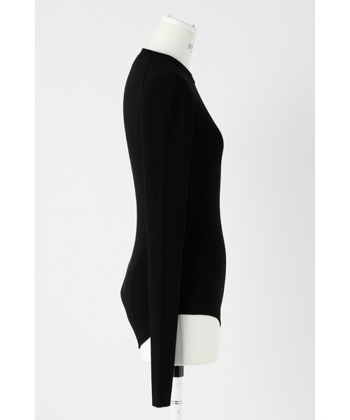 ENFOLD(エンフォルド)の「リブクルーボディースーツ(ニット/セーター・レディース・ダークネイビー/ブラック・38)」の12枚目の写真