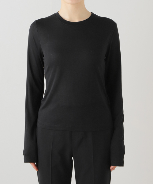 EDIT. FOR LULU(エディットフォールル)の「【VERSO/ヴェルソ】Skirf Long Sleeve Jersey Top(Tシャツ/カットソー・レディース・ブラック/レッド/ホワイト・FREE)」の5枚目の写真
