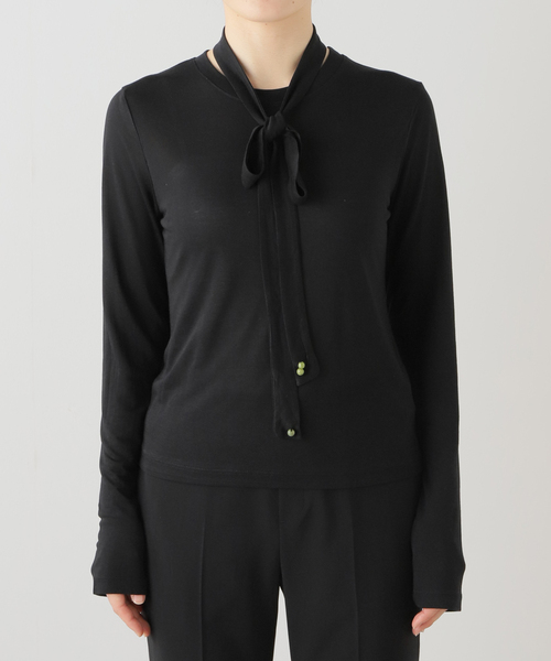 EDIT. FOR LULU(エディットフォールル)の「【VERSO/ヴェルソ】Skirf Long Sleeve Jersey Top(Tシャツ/カットソー・レディース・ブラック/レッド/ホワイト・FREE)」の13枚目の写真