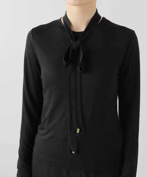 EDIT. FOR LULU(エディットフォールル)の「【VERSO/ヴェルソ】Skirf Long Sleeve Jersey Top(Tシャツ/カットソー・レディース・ブラック/レッド/ホワイト・FREE)」の14枚目の写真
