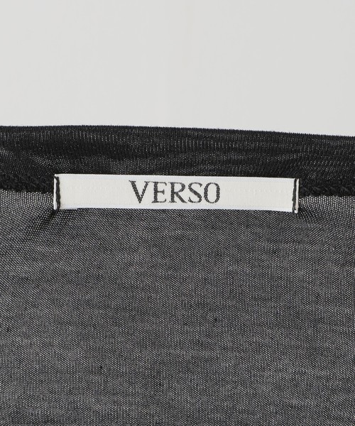 EDIT. FOR LULU(エディットフォールル)の「【VERSO/ヴェルソ】Skirf Long Sleeve Jersey Top(Tシャツ/カットソー・レディース・ブラック/レッド/ホワイト・FREE)」の17枚目の写真