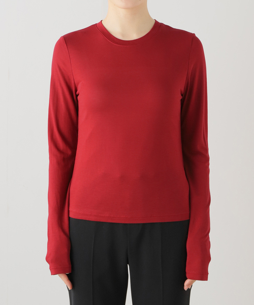 EDIT. FOR LULU(エディットフォールル)の「【VERSO/ヴェルソ】Skirf Long Sleeve Jersey Top(Tシャツ/カットソー・レディース・ブラック/レッド/ホワイト・FREE)」の22枚目の写真